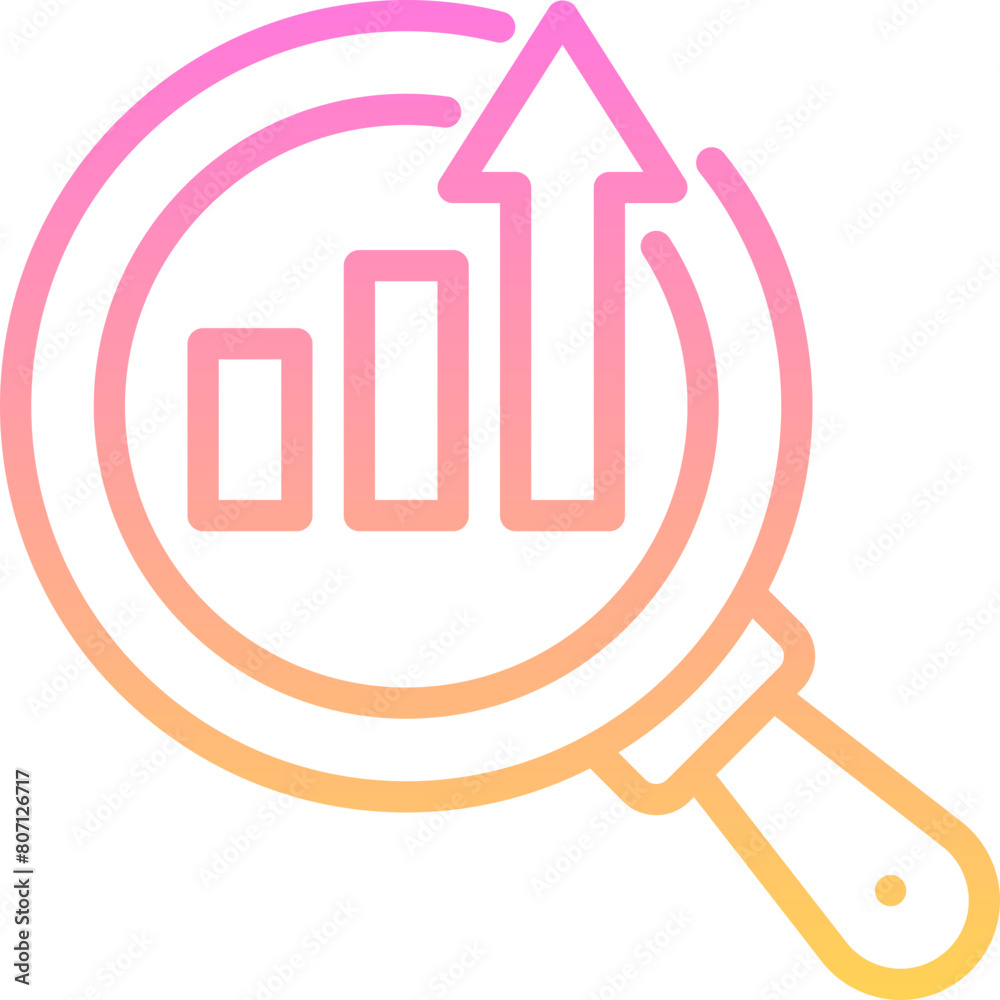 Obraz premium Data analytics icon