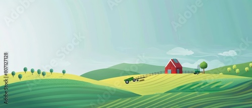 Banner for business on sustainable agriculture practices