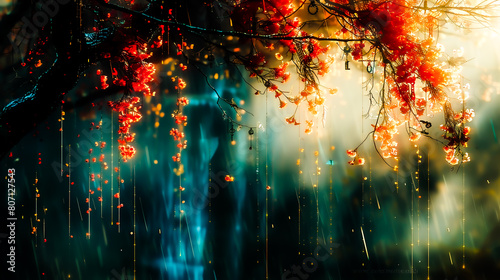Enchanted Autumn Rain photo