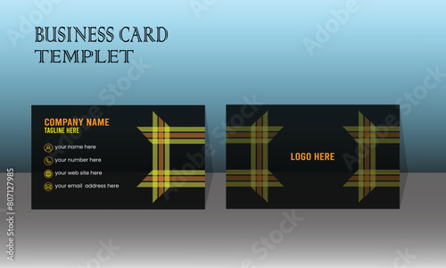 Professional creative modern business card 