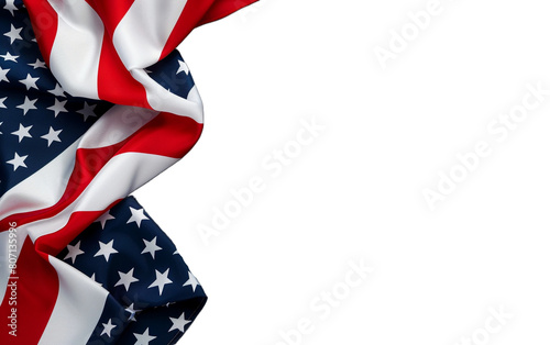 4 th July transparent American flag background 