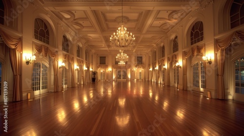 Room with a luxurious interior like a royal palace with modern classic decoration. AI generated image