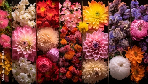 Wallpaper Mural flowers in the garden Torontodigital.ca