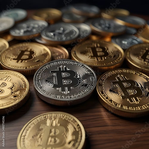 Bitcoin cryptocurrency, stock exchange, digital currency