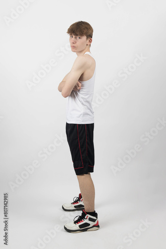 A Teenage Boy Standing © Ben Gingell