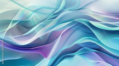 Wallpaper Mural abstract background with dynamic flowing waves Torontodigital.ca
