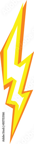 Storm bolt icon cartoon vector. Sign fuel light. Faster glow blitz