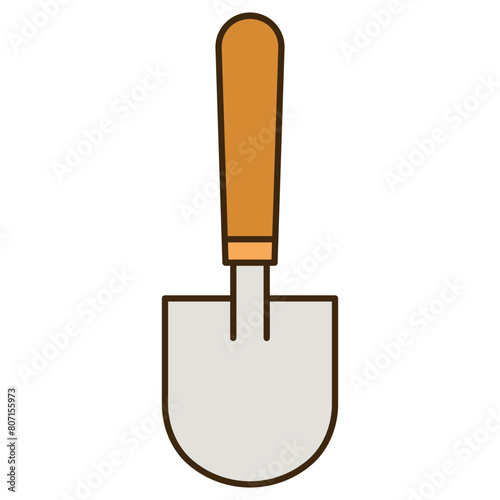 trowel isolated on white background