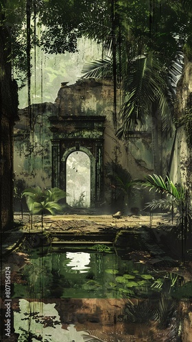 Combine the eerie allure of dystopian visions with the refreshing charm of garden settings Blend elements of decay and growth in a juxtaposition of beauty and destruction Use contr