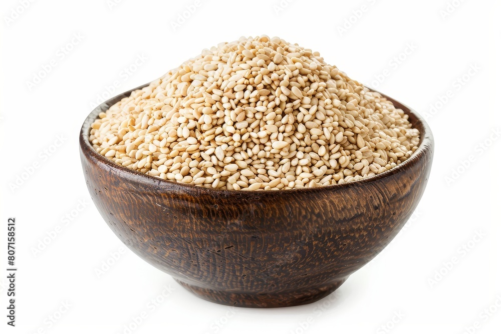 sesame seeds in a white bowl sesame seeds in a white bowl