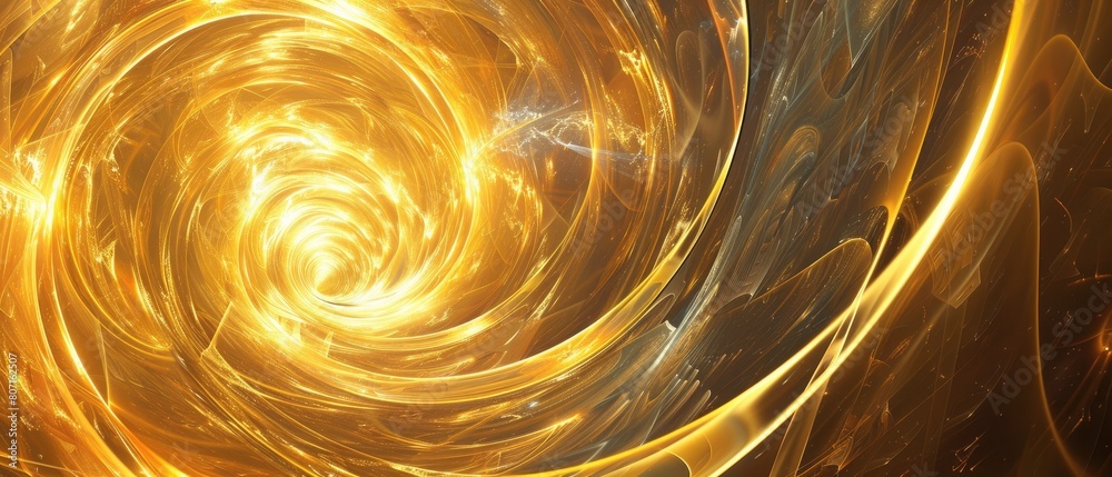 abstract tech energy in gold, digital swirls and lines, modernistic design abstract tech energy in gold, digital swirls and lines, modernistic design