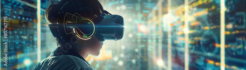 Obraz na płótnie The virtual world is just as real as the physical world.