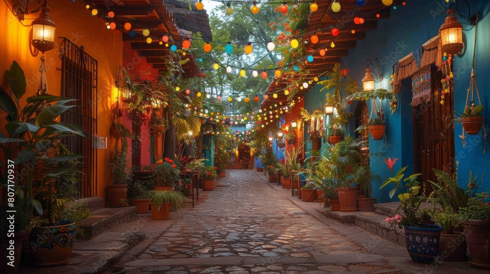 Fototapeta premium Cinco de Mayo is Mexican national holiday in honor of victory