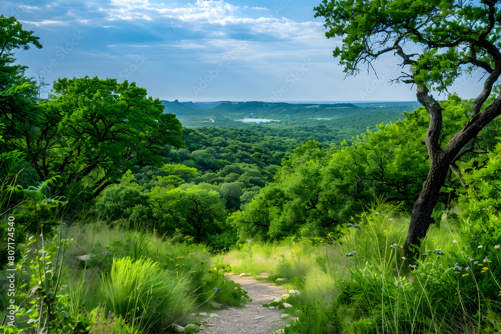 Inviting Trails and Lush Greenery: An Idyllic Texas Nature Park