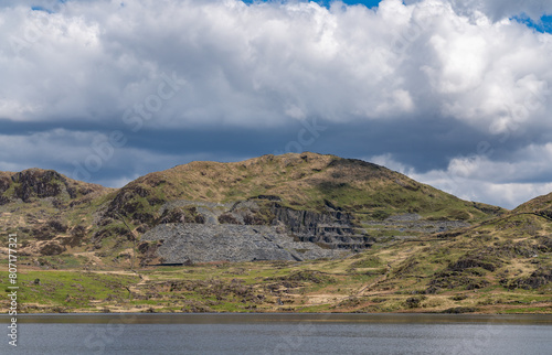 Views around Llyn cwmystradllyn and its valley photo