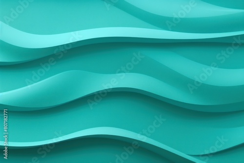 Teal panel wavy seamless texture paper texture background with design wave smooth light pattern on teal background softness soft teal shade