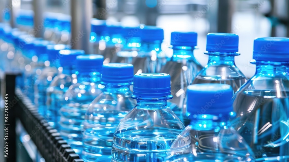 Bottled Water Production Line in Factory Bottled Water Production Line in Factory