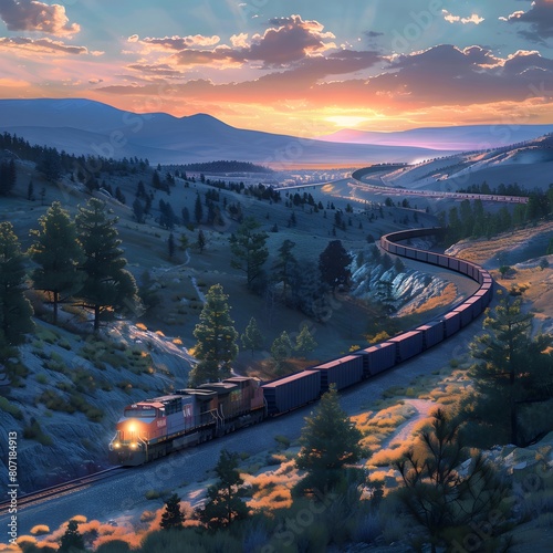 Freight Train Travel: Stunning Views Along a Transcontinental Route
