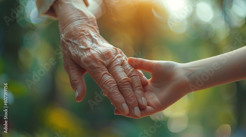 Two People Holding Hands