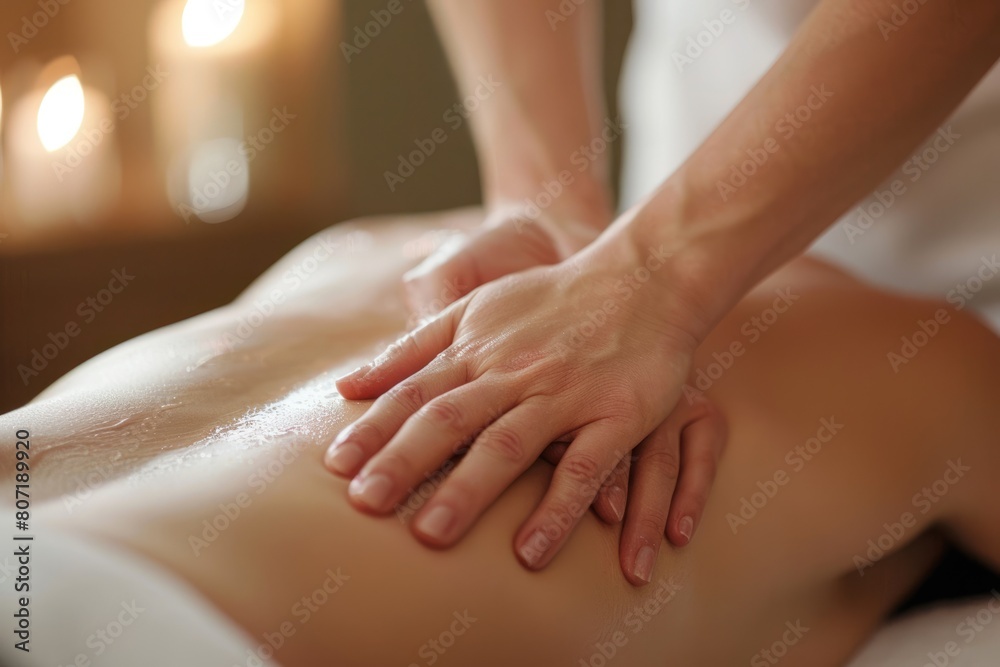 Closeup of a therapeutic hand massage being given to a young woman at a contemporary spa Closeup of a therapeutic hand massage being given to a young woman at a contemporary spa