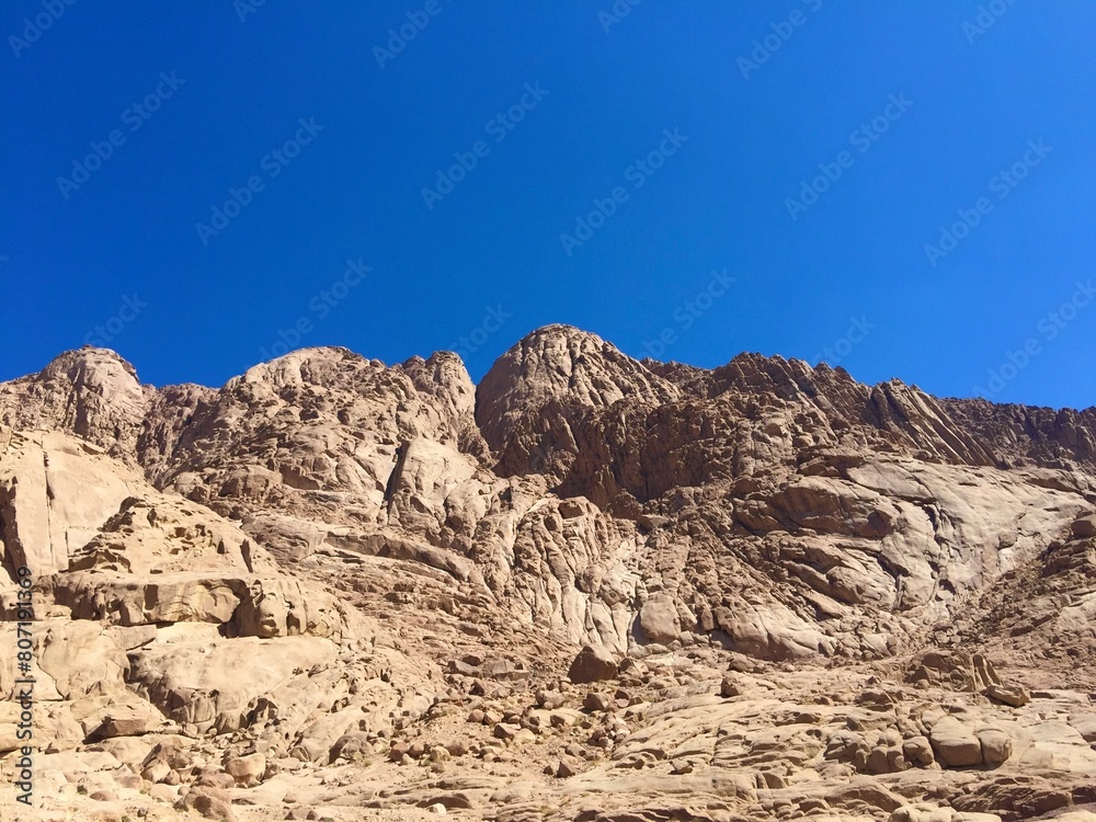 Mount of temptation Jericho Israel where Jesus was tempted