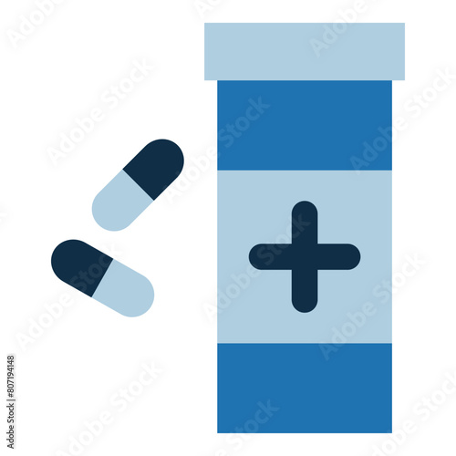 Medicines and drugs isolated icon
