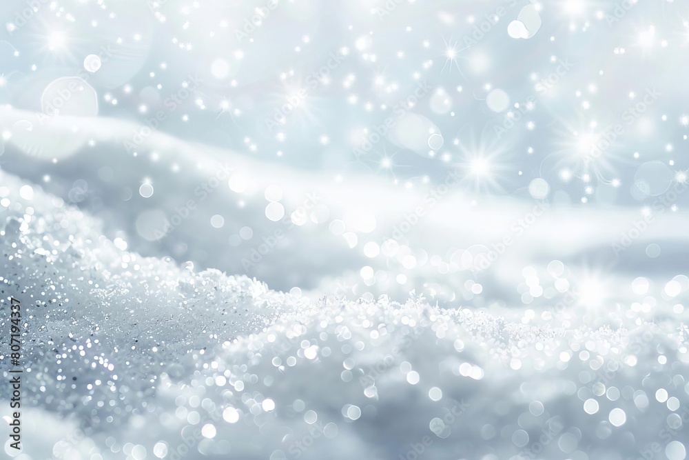 Bright white sparkle background with a frosty shine Bright white sparkle background with a frosty shine