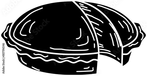 cheesecake illustration dessert silhouette cake logo food icon pie outline pastry bakery slice cream homemade cheese waffle fruit berry shape sugar plate snack for vector graphic background