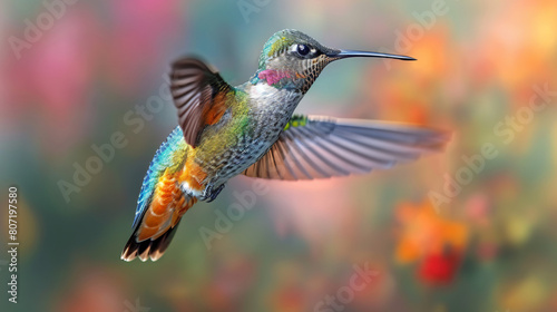 Flying hummingbird © Hamza