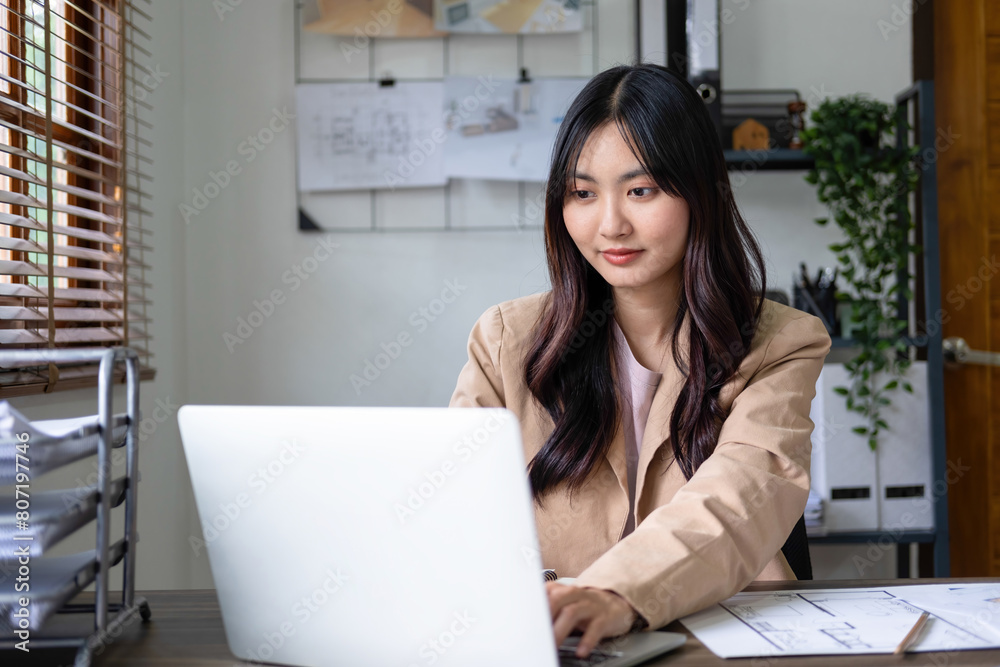Architect could develop a concept for the design house in modern office. Architect could develop a concept for the design house in modern office.