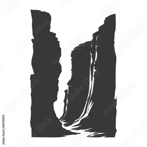 Silhouette canyon black color only