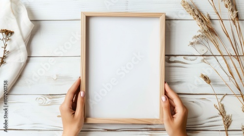 blank copy space frame background photo