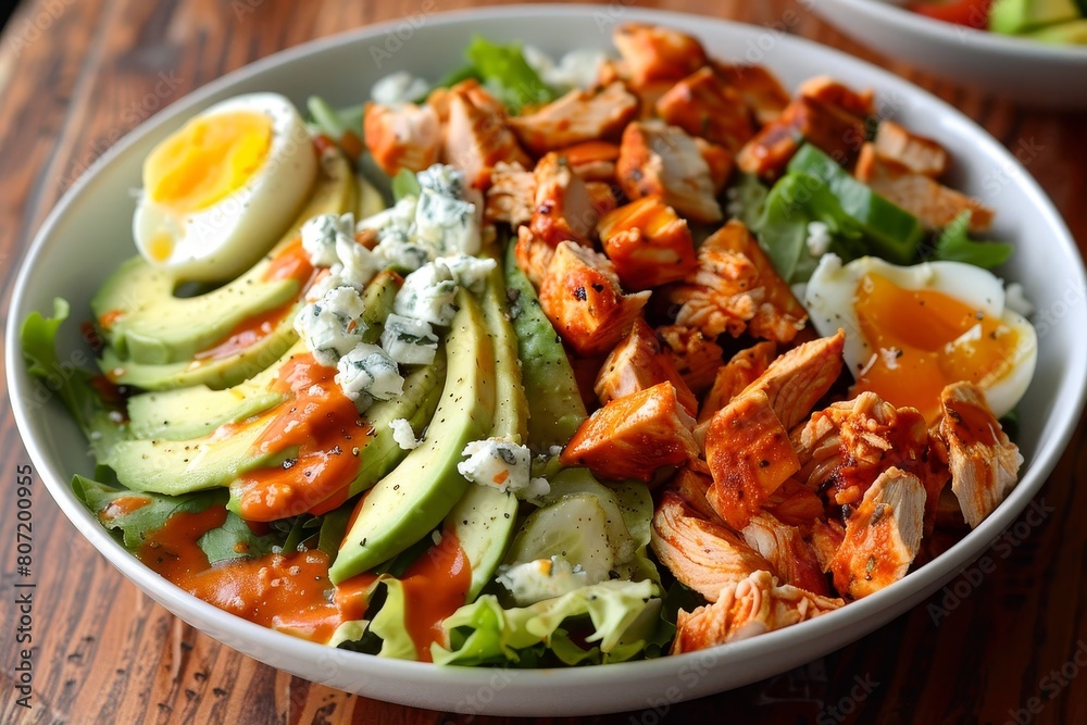 Buffalo chicken Cobb salad Buffalo chicken Cobb salad