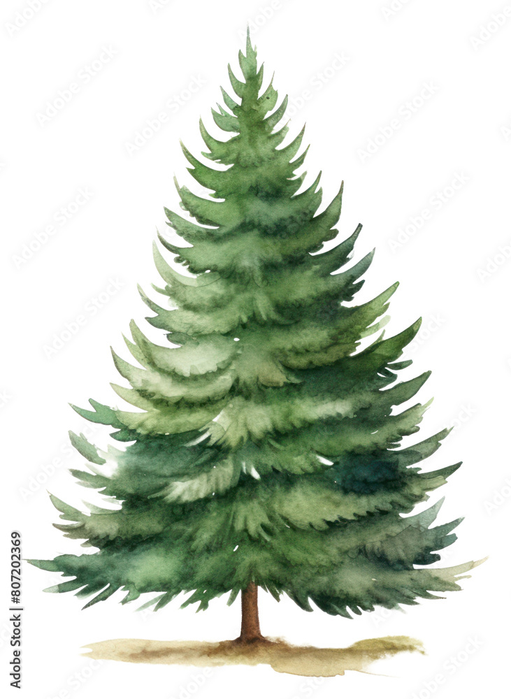 PNG Christmas tree plant pine.
