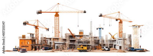 PNG architecture construction site transparent background