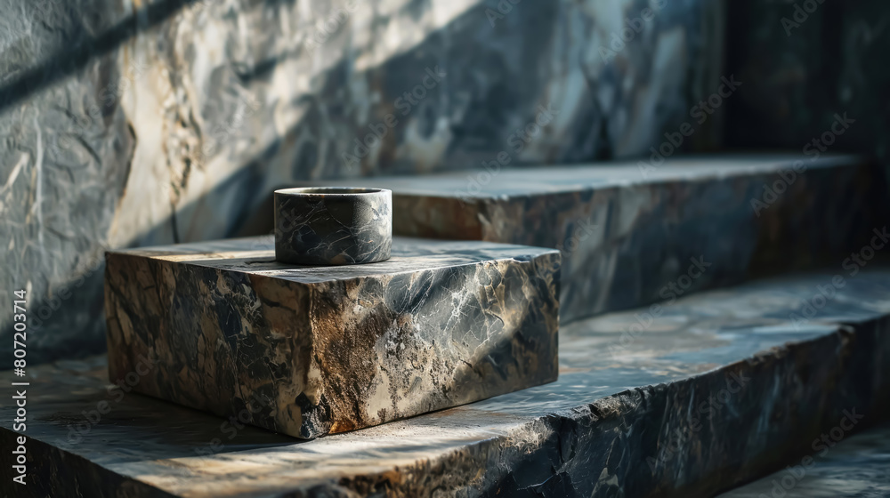 custom made wallpaper toronto digitalMarble podiums in the sunlight