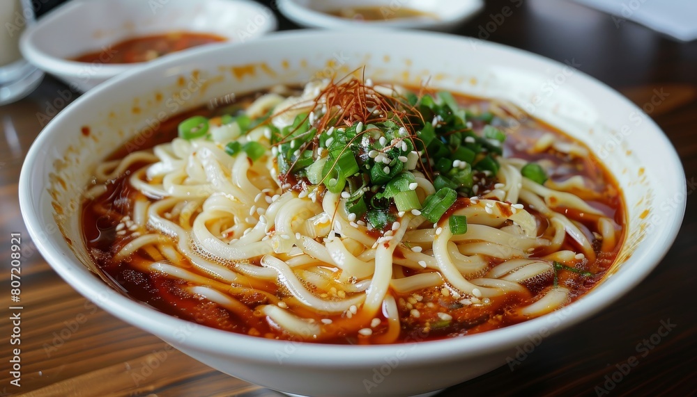 Cold soybean soup with noodles Cold soybean soup with noodles