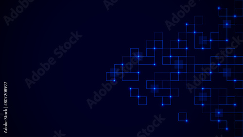 Minimalistic vector texture with linear squares pattern. Creative idea of modern design with abstract geometric background