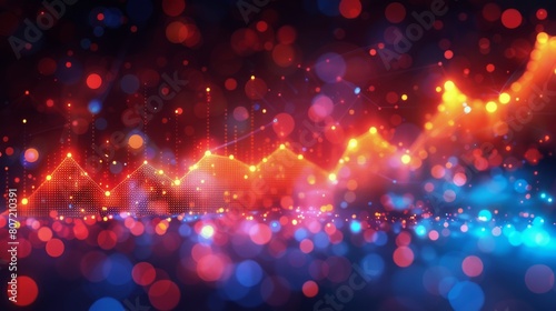 Blurry Cityscape at Night