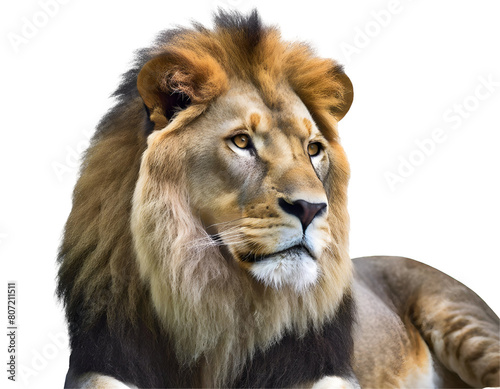 Realistic asiatic lion
