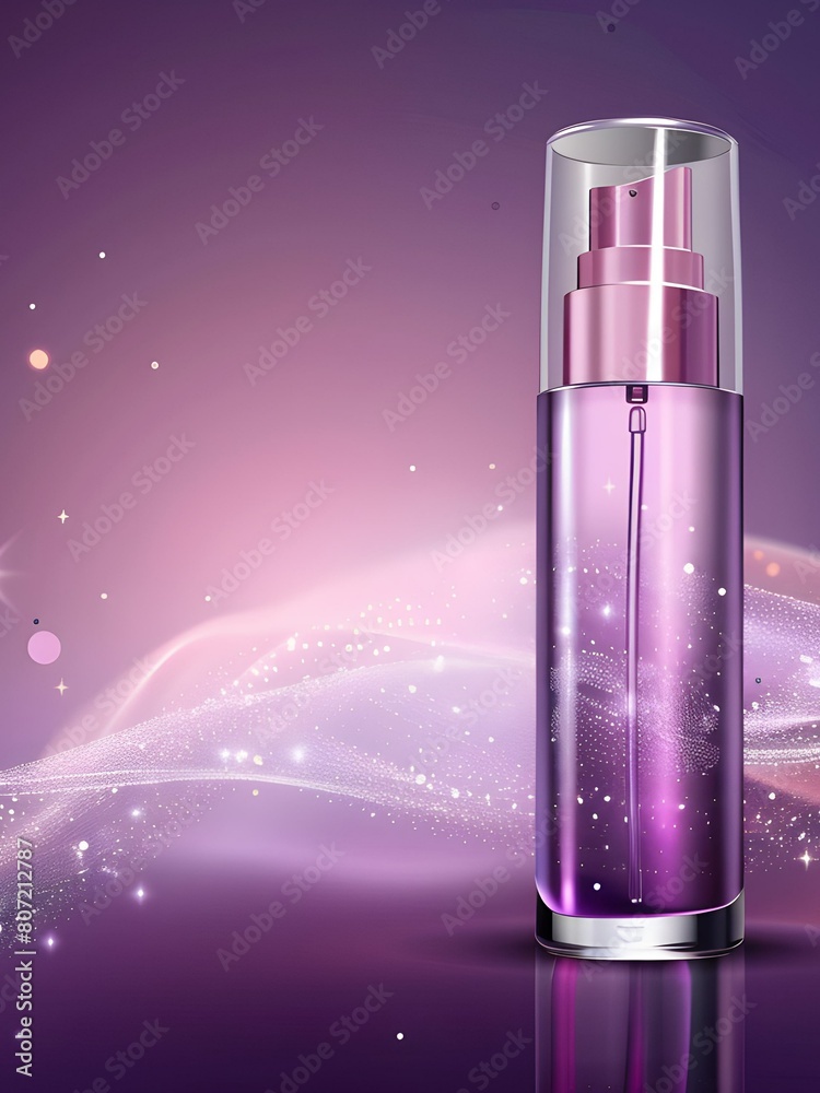 perfume bottle purple