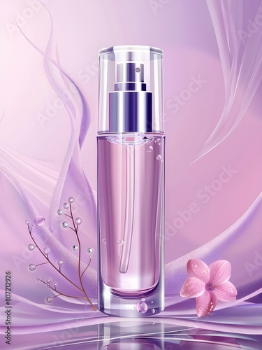 perfume bottle purple