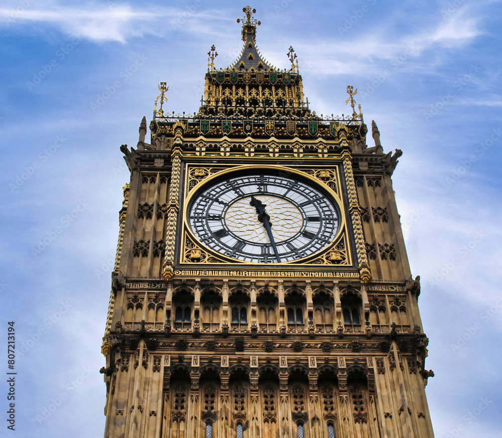Big Ben is the nickname of the Great Bell of the Great Clock of Westminster, a popular tourist destination and a symbol of London, near the Houses of Parliament is a UNESCO World Heritage Site Big Ben is the nickname of the Great Bell of the Great Clock of Westminster, a popular tourist destination and a symbol of London, near the Houses of Parliament is a UNESCO World Heritage Site
