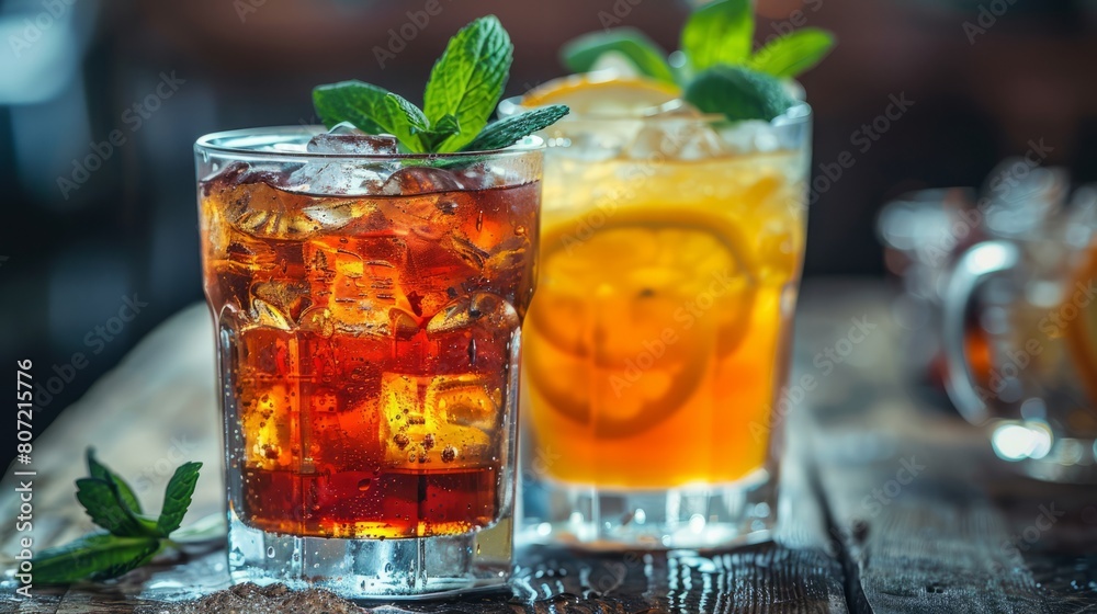 cocktail with mint cocktail with mint