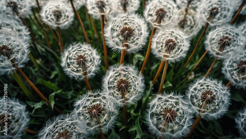 Fluffy Dandelion Field 