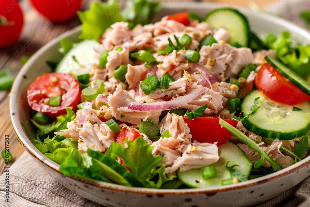 Fresh vegetable tuna salad Fresh vegetable tuna salad