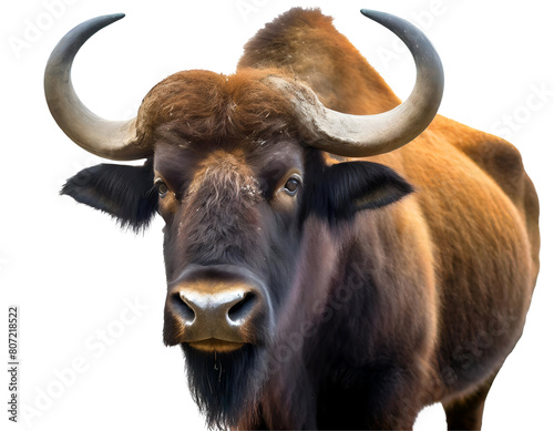 Illustration of gaur or indian bison photo