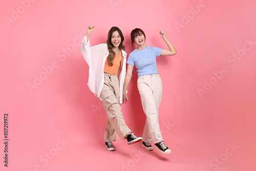Happy with friends