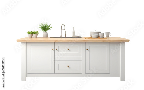 Plakat white kitchen sink
