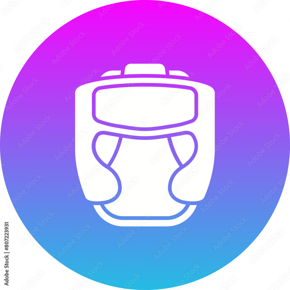 Boxing Helmet Icon Boxing Helmet Icon